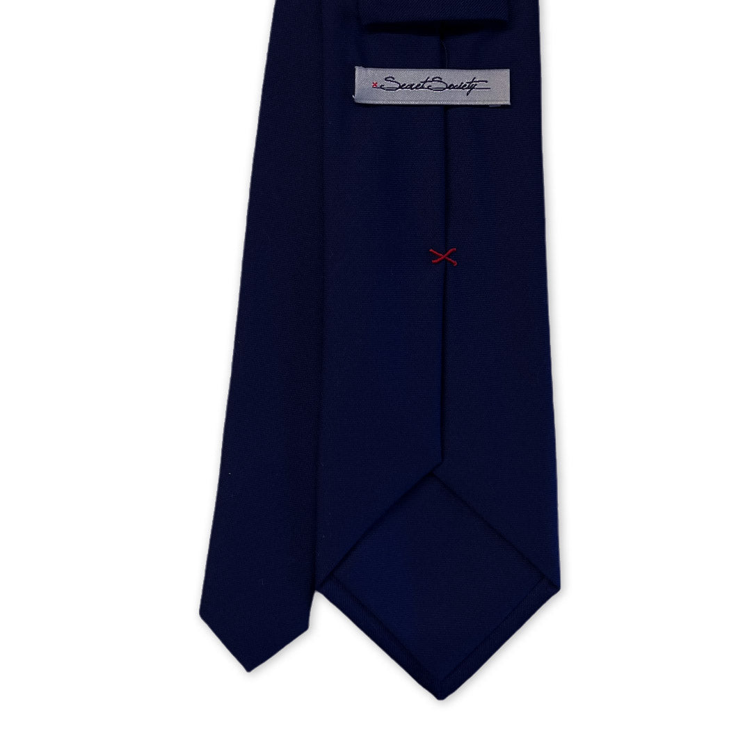 Tie - Dark Navy Wool