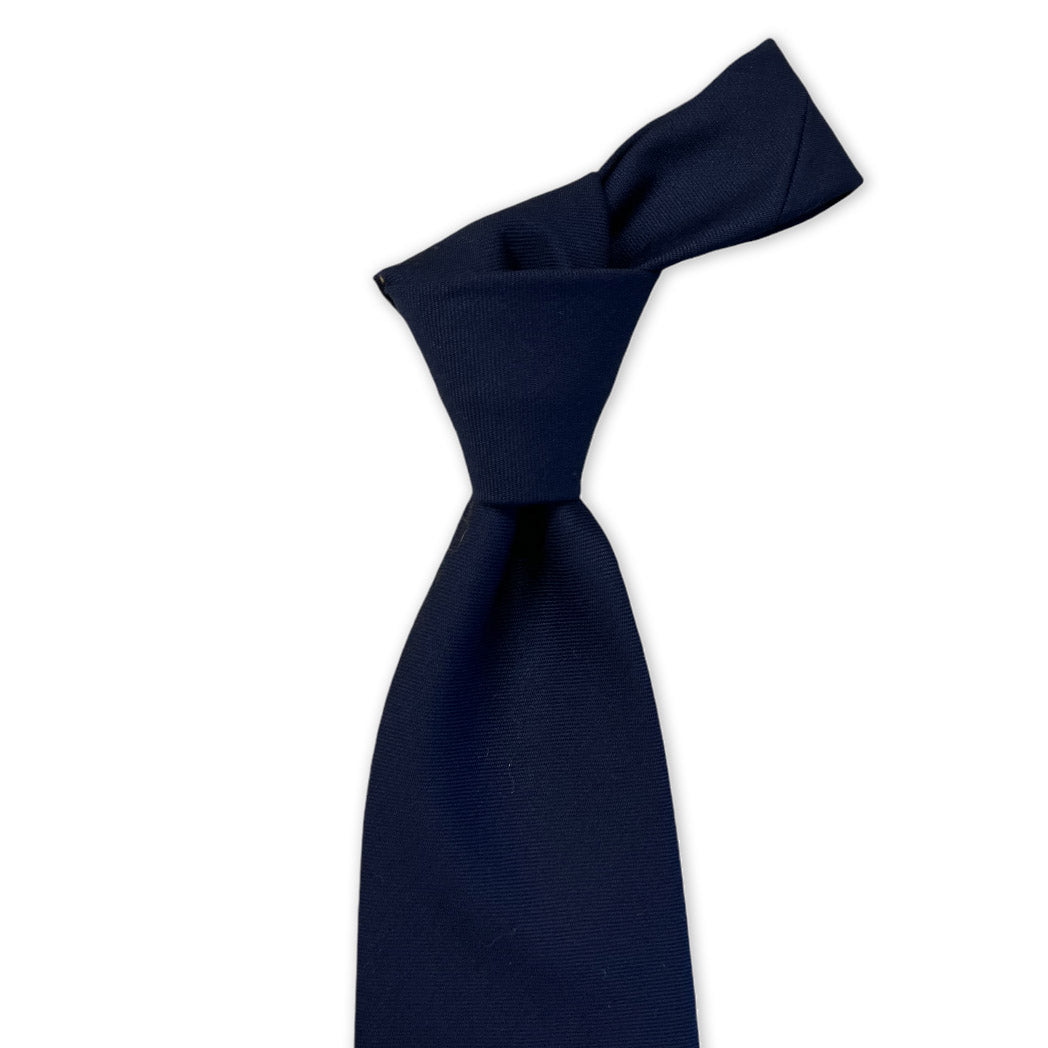 Tie - Dark Navy Wool