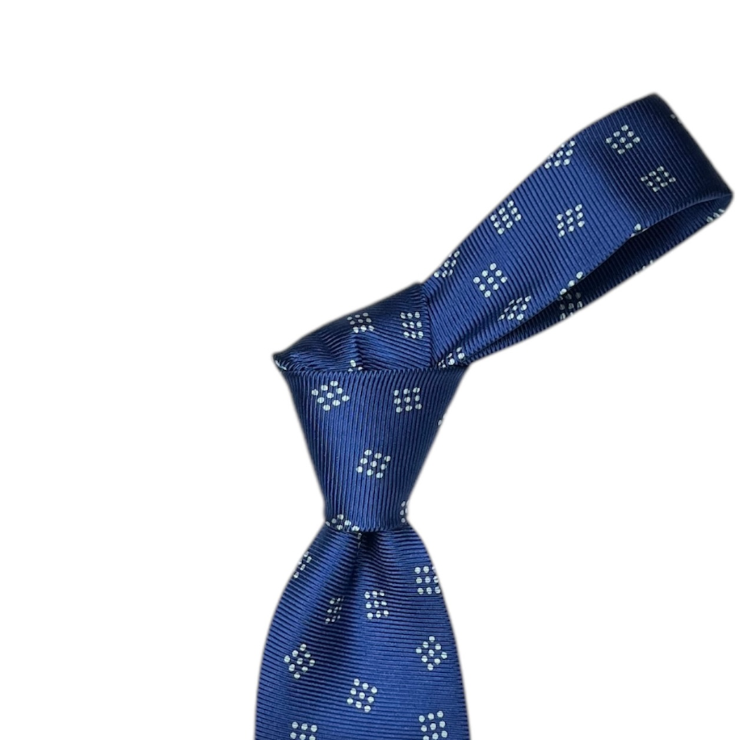 Tie - Blue w/ Sky 9- Dot