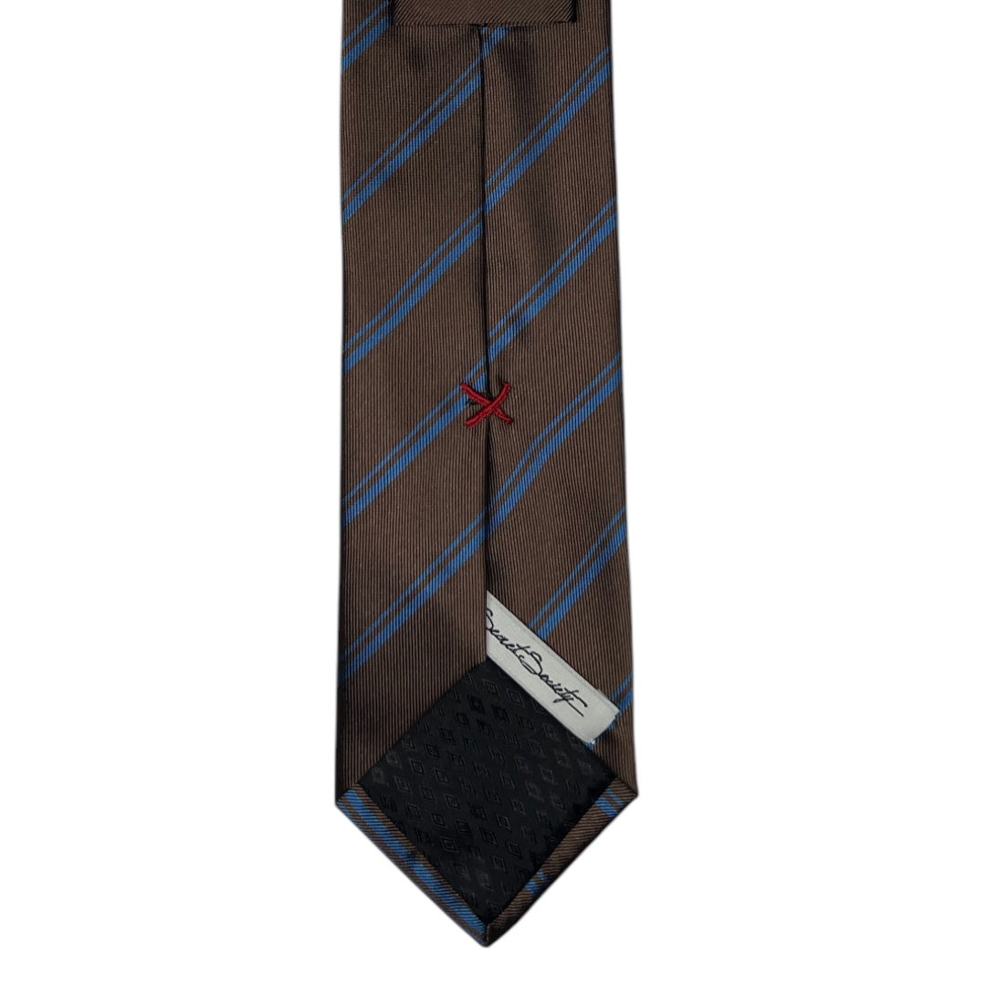The - Brown w/ Sky Stripe