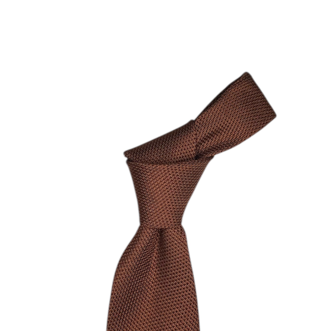 Tie - Tobacco Fine Grenadine