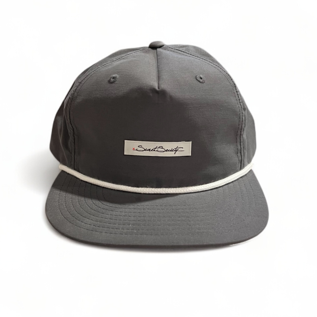 Rope Hat - Smoke w/ White Rope