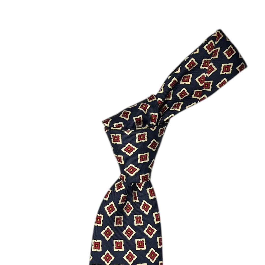 Tie - Navy Postage Foulard