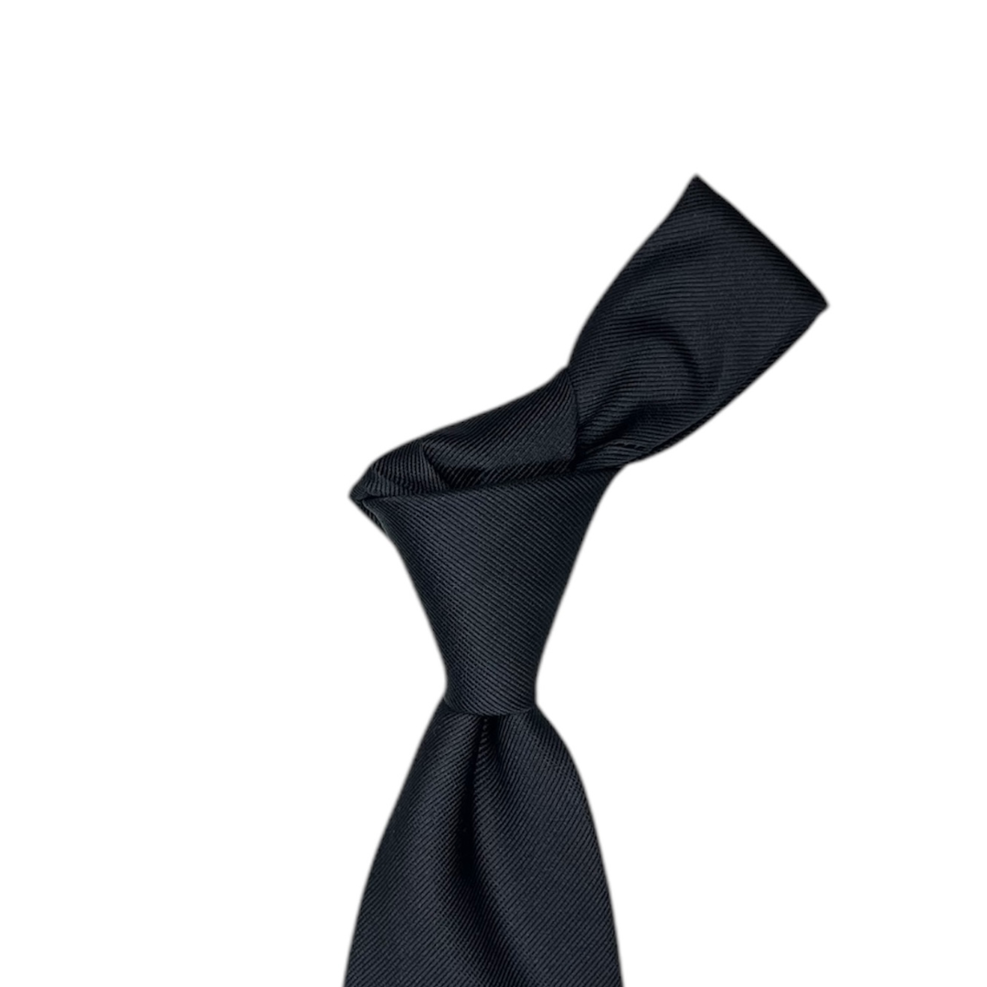 Tie - Dark Navy Twill Formal
