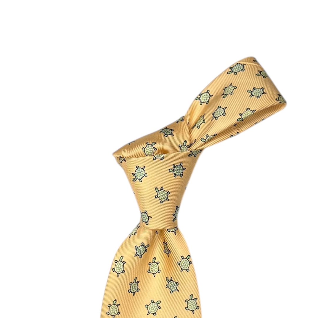 Tie - Yellow Sherbet Turtle