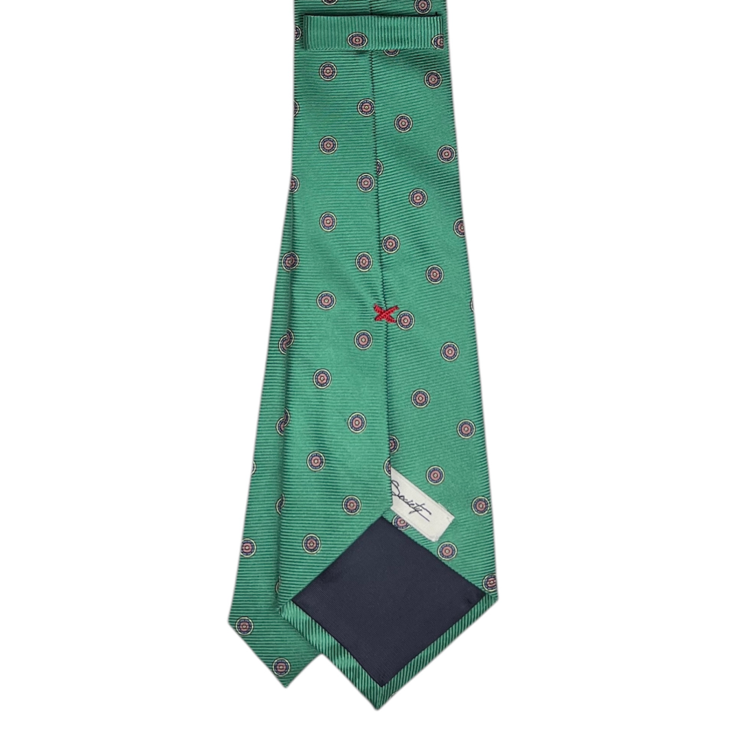 Tie - Mint Green w/ Pink Bullseye