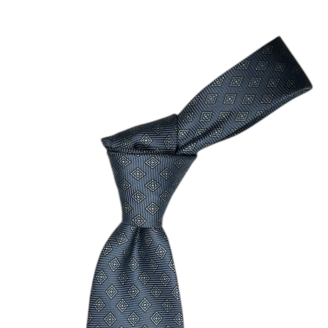 Tie - Steel Gray Diamond
