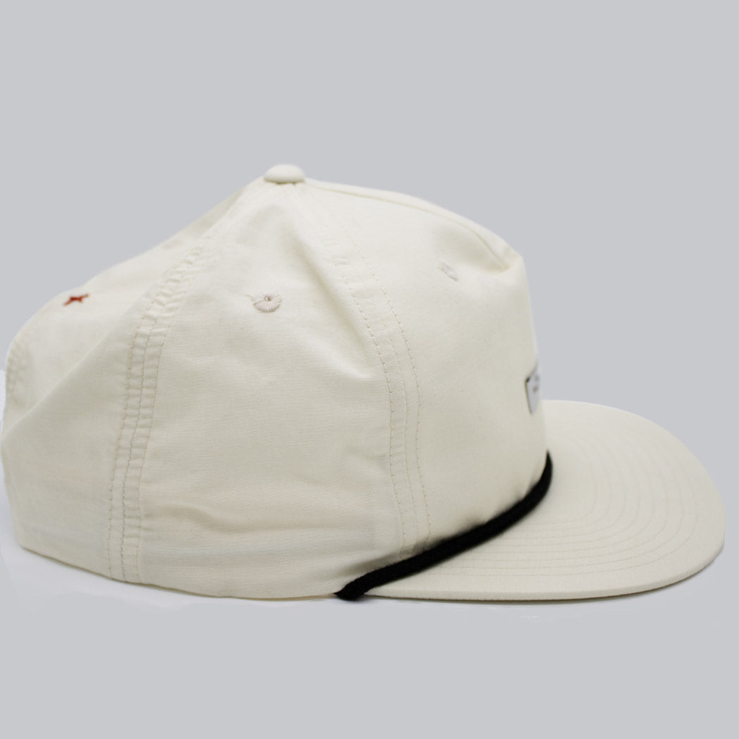 Rope Hat - Bone w/ Black Rope