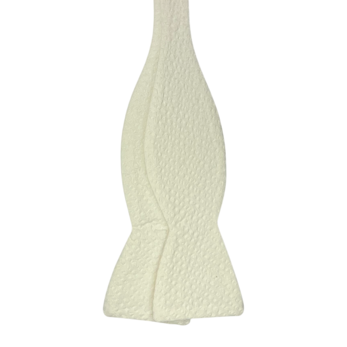Bow Tie - Ivory Seersucker