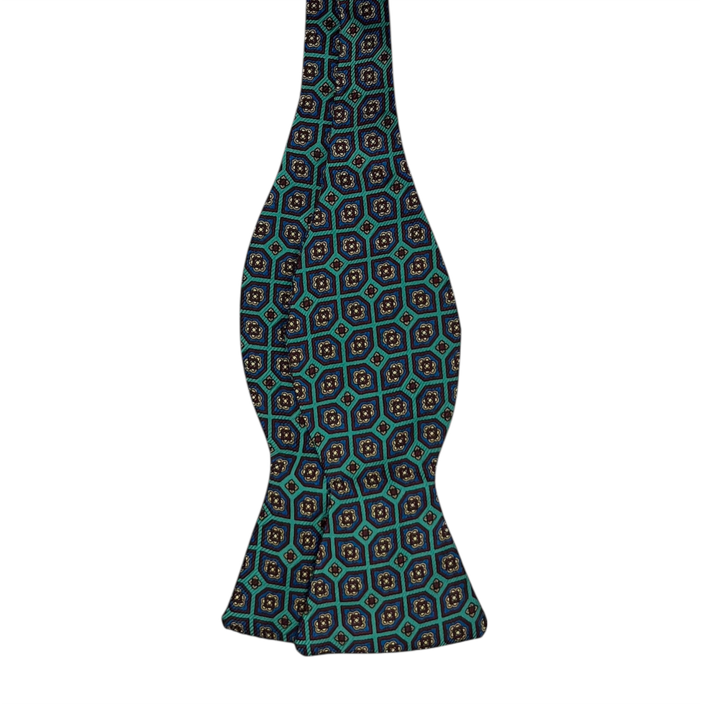 Bow Tie - Teal Geometric