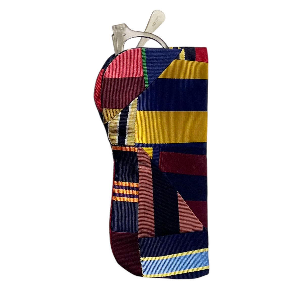 Eyeglass Holder - Patchwork Silk