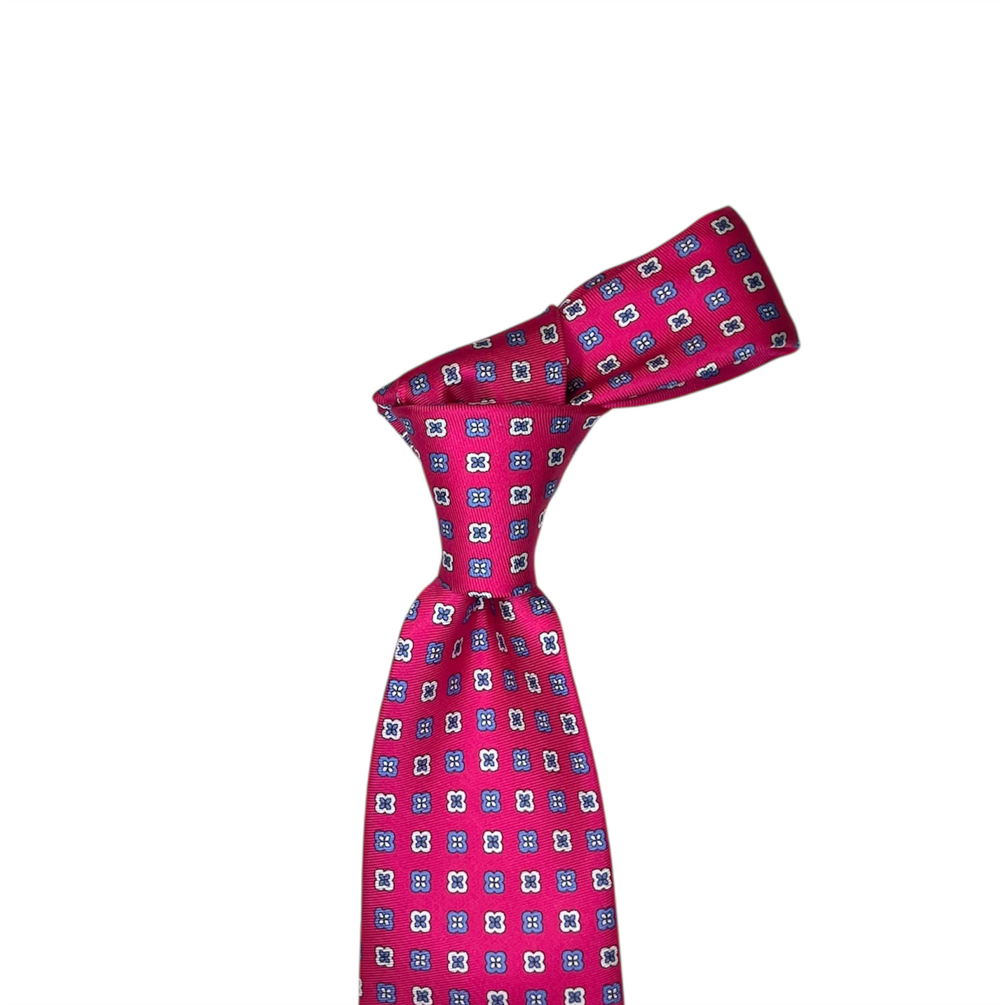 Tie - Deep Fuchsia Foulard