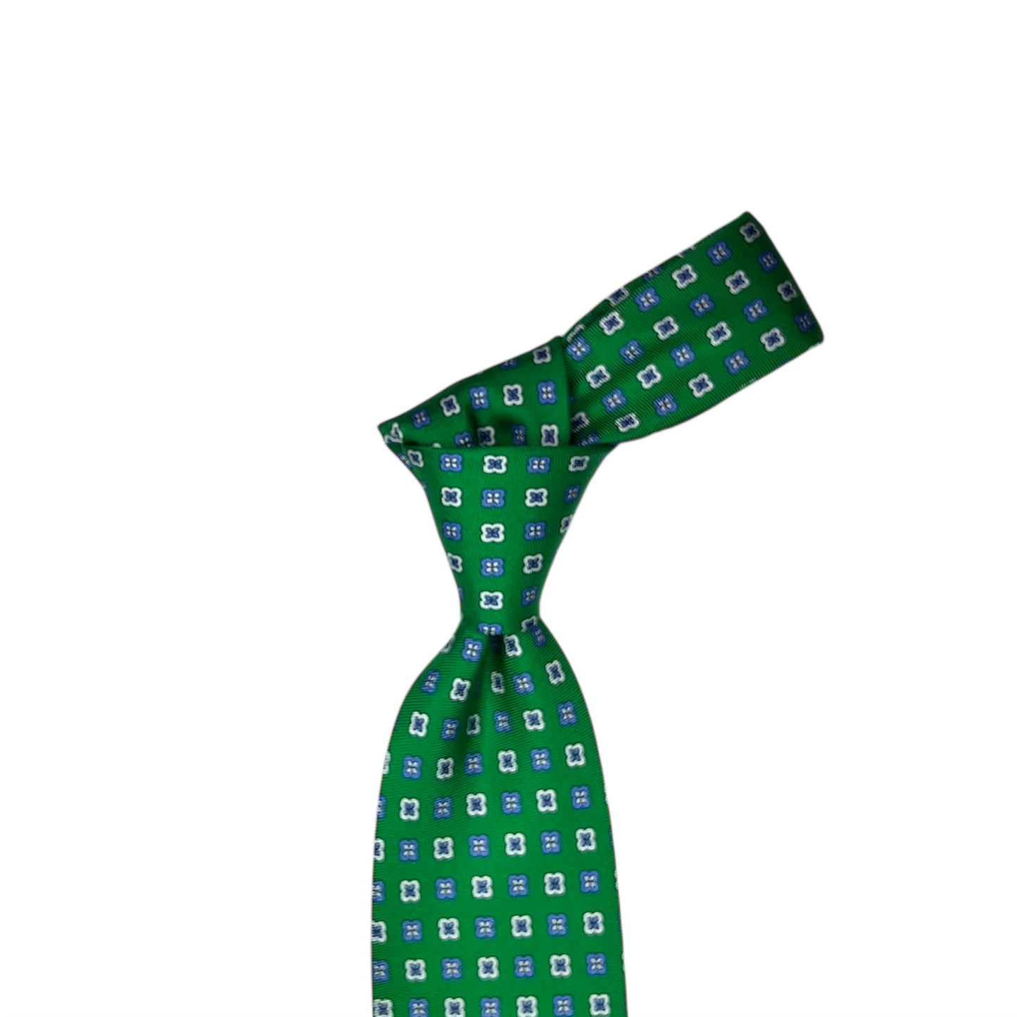 Tie - Green Geo Foulard