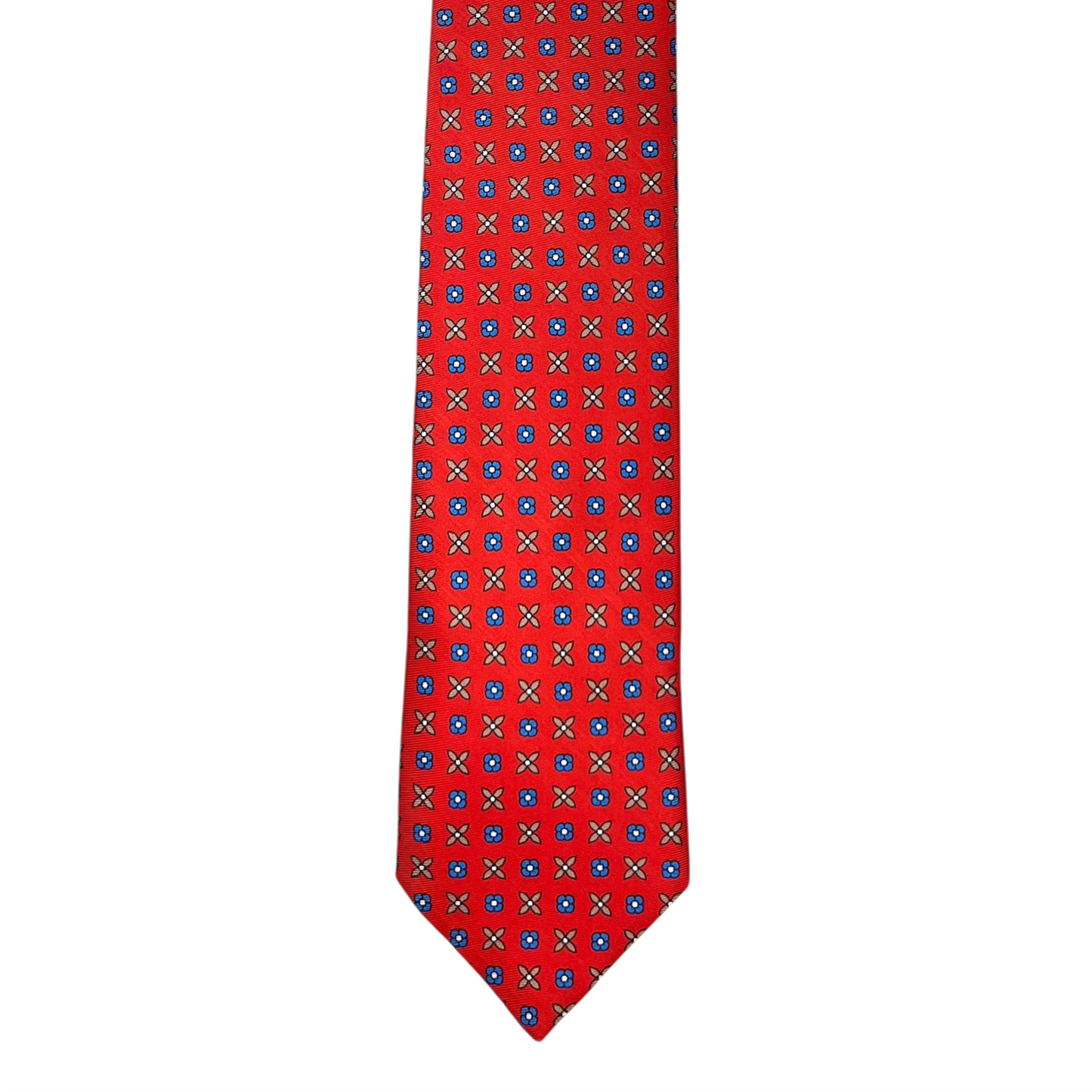 Tie - Scarlet Geometric