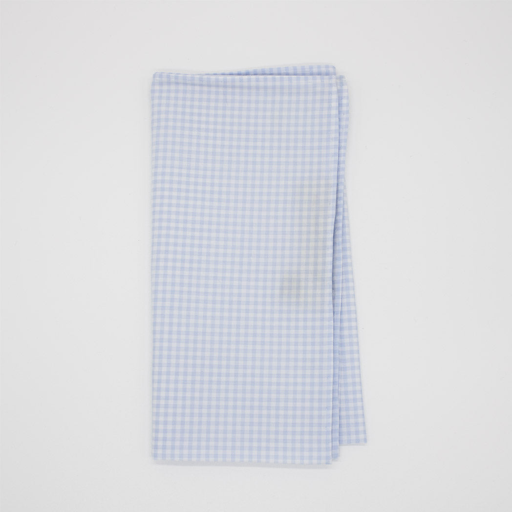Pocket Square - Sky Blue Cotton Gingham