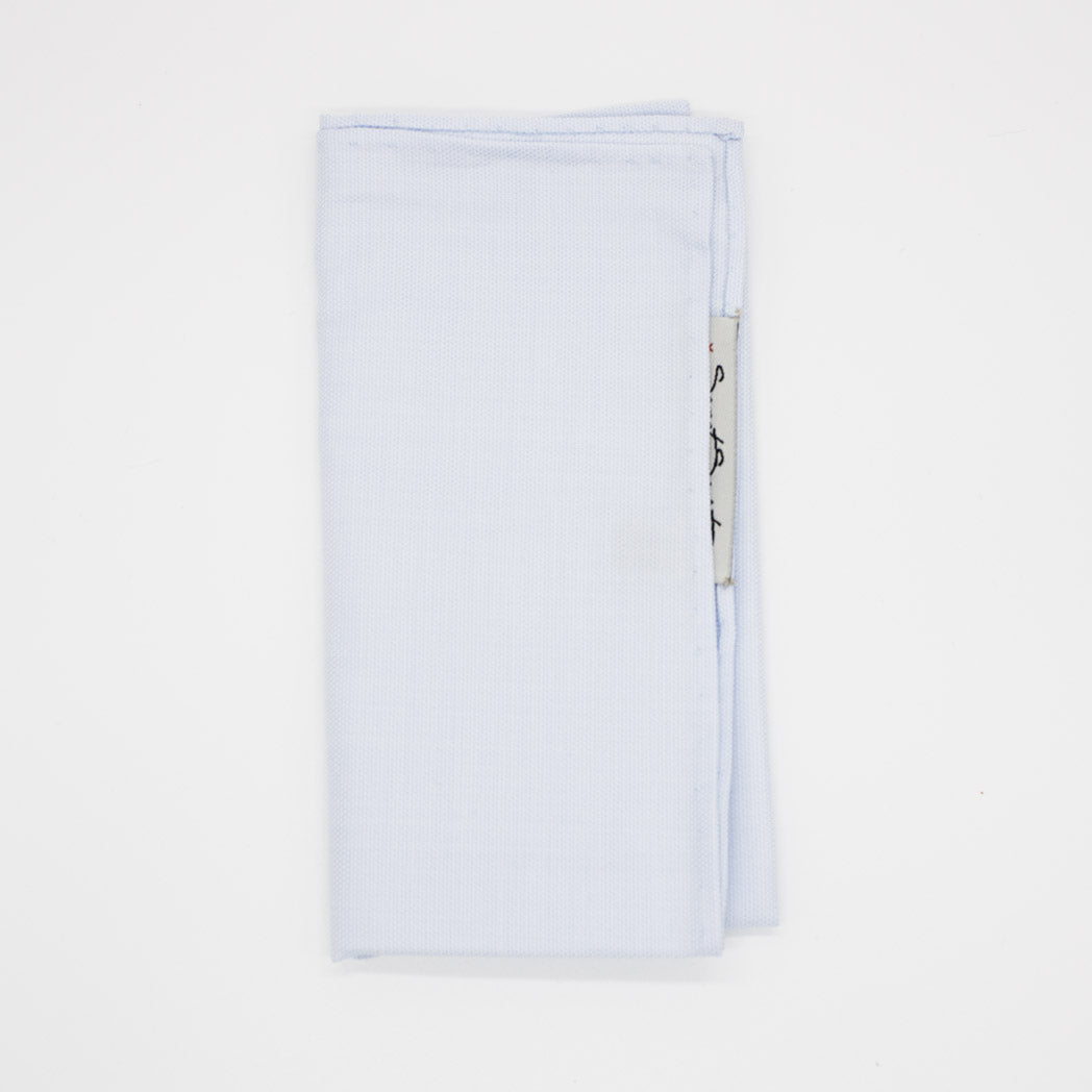 Pocket Square - Sky Cotton Royal Oxford