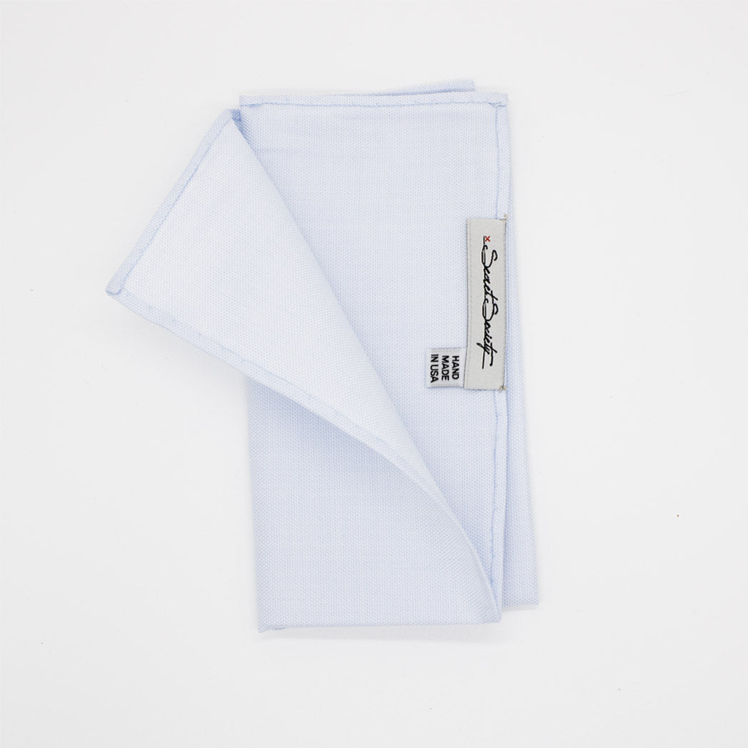 Pocket Square - Sky Cotton Royal Oxford