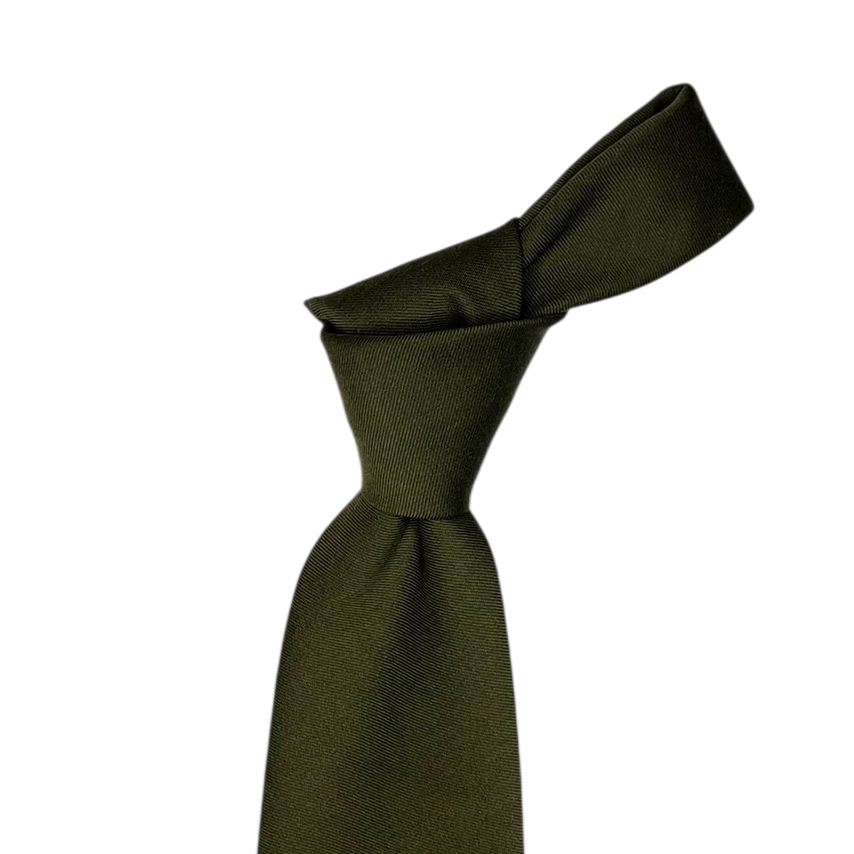 Tie - Army Drab Plainweave Wool