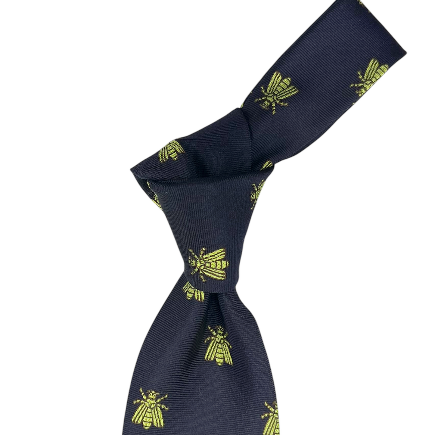 Tie - Navy and Lime Fly Club