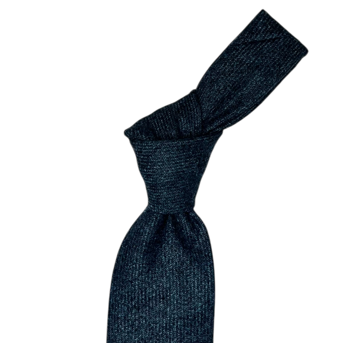 Tie - Denim Blue Melange Wool
