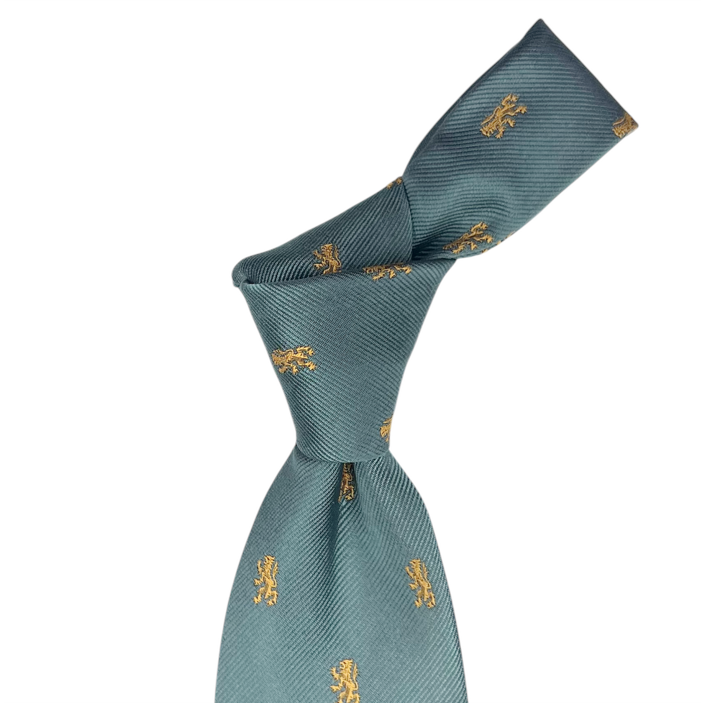 Tie - Verdigris w/ Gold Griffin Club
