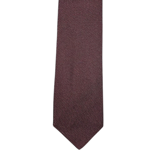 Tie - Oxblood Fine Grenadine