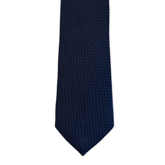 Tie - Navy Grosso Grenadine