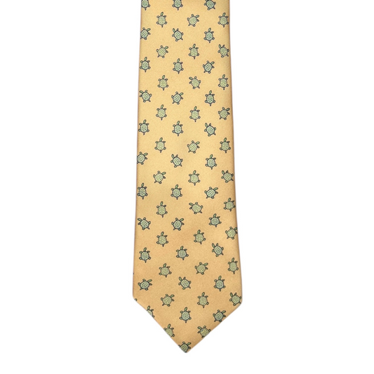 Tie - Yellow Sherbet Turtle
