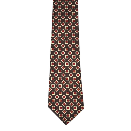 Tie - Brown Postage Foulard