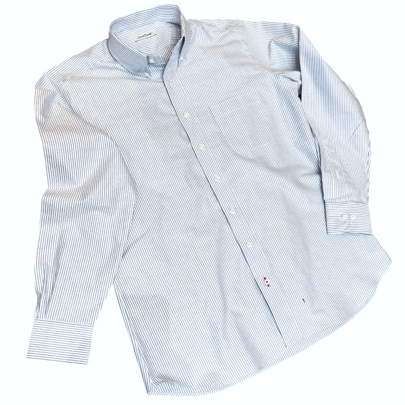 Buckley Shirt - Blue University Striped Oxford