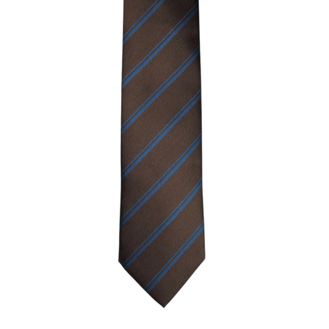 The - Brown w/ Sky Stripe