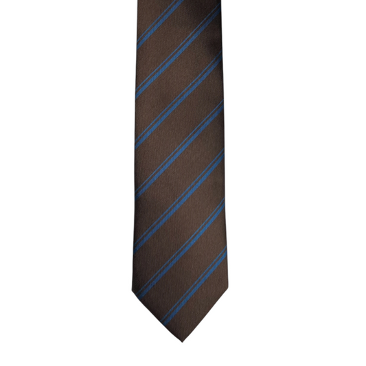 The - Brown w/ Sky Stripe