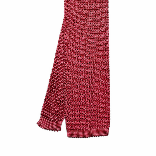 Silk Knit Tie - Dusty Rose