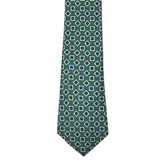 Tie - Green Postage Foulard