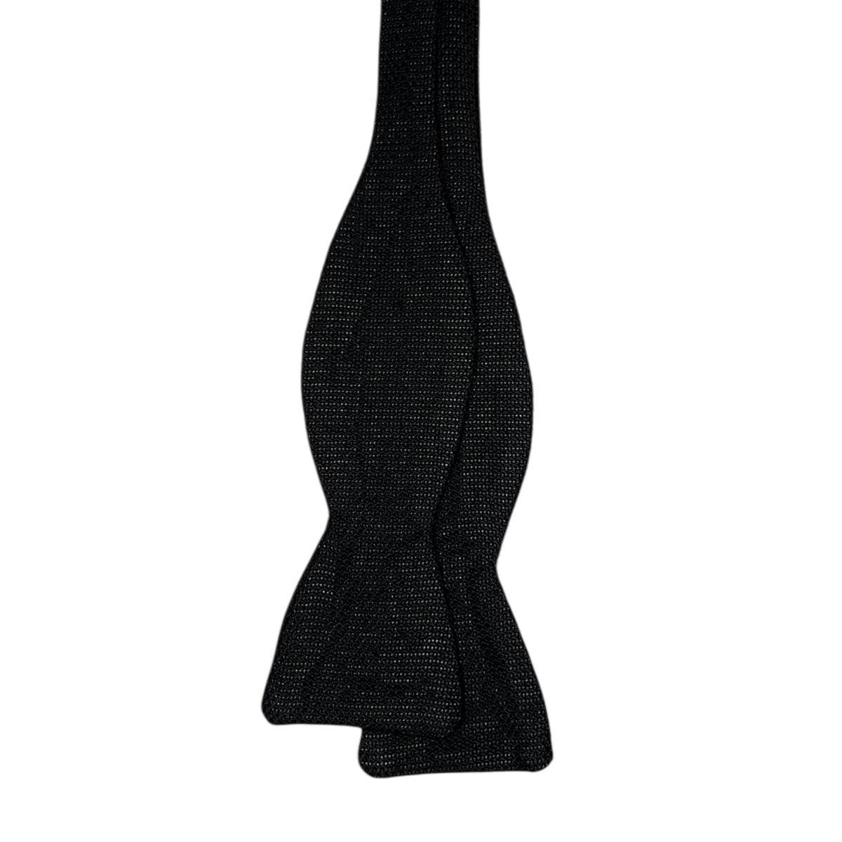 Bow Tie - Black Fine Grenadine