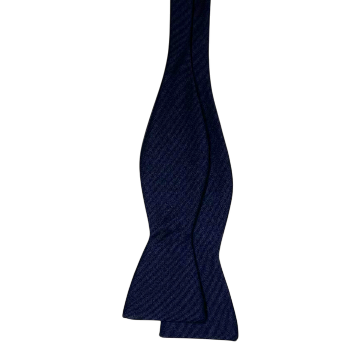Bow Tie - Dark Navy Plainweave Wool