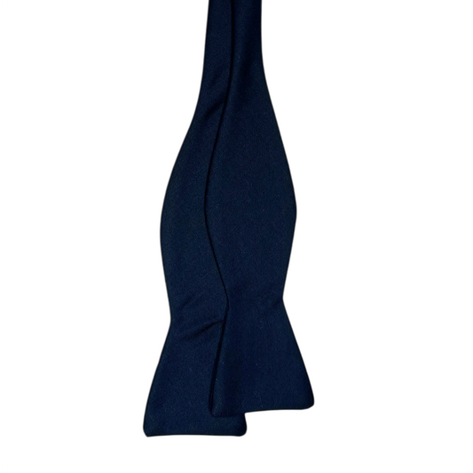 Bow Tie - Navy Blue Formal Wool