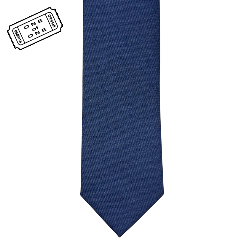 Tie - Bright Blue Wool