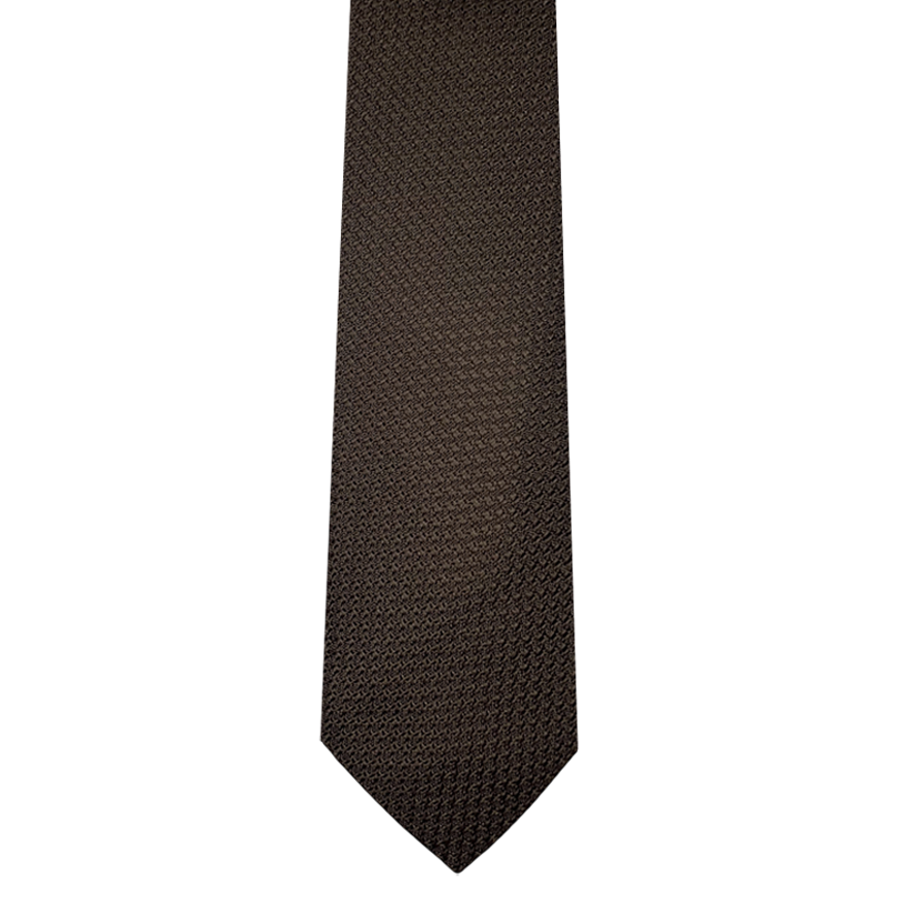Tie - Brown Grosso Grenadine