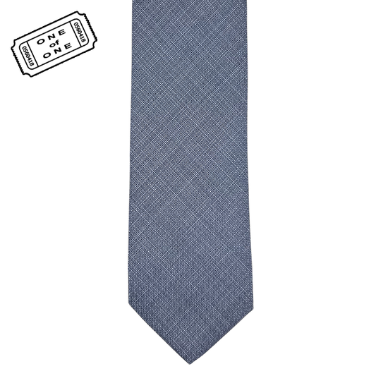 Tie - Denim Blue Wool Blend