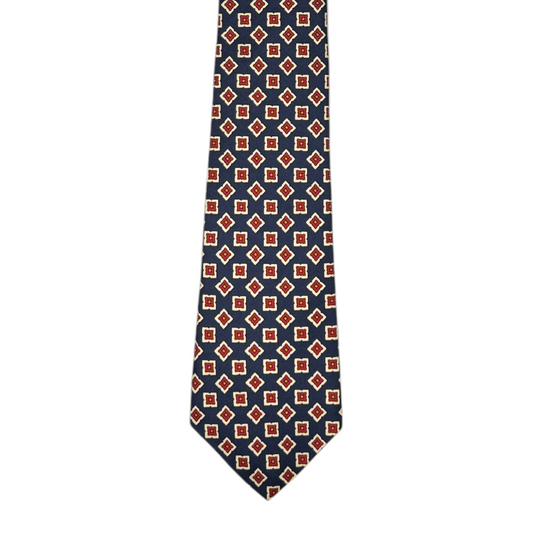 Tie - Navy Postage Foulard