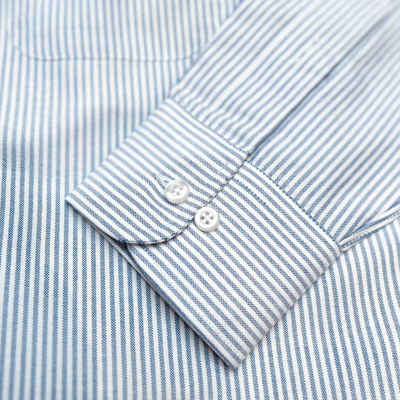 Buckley Shirt - Blue University Striped Oxford