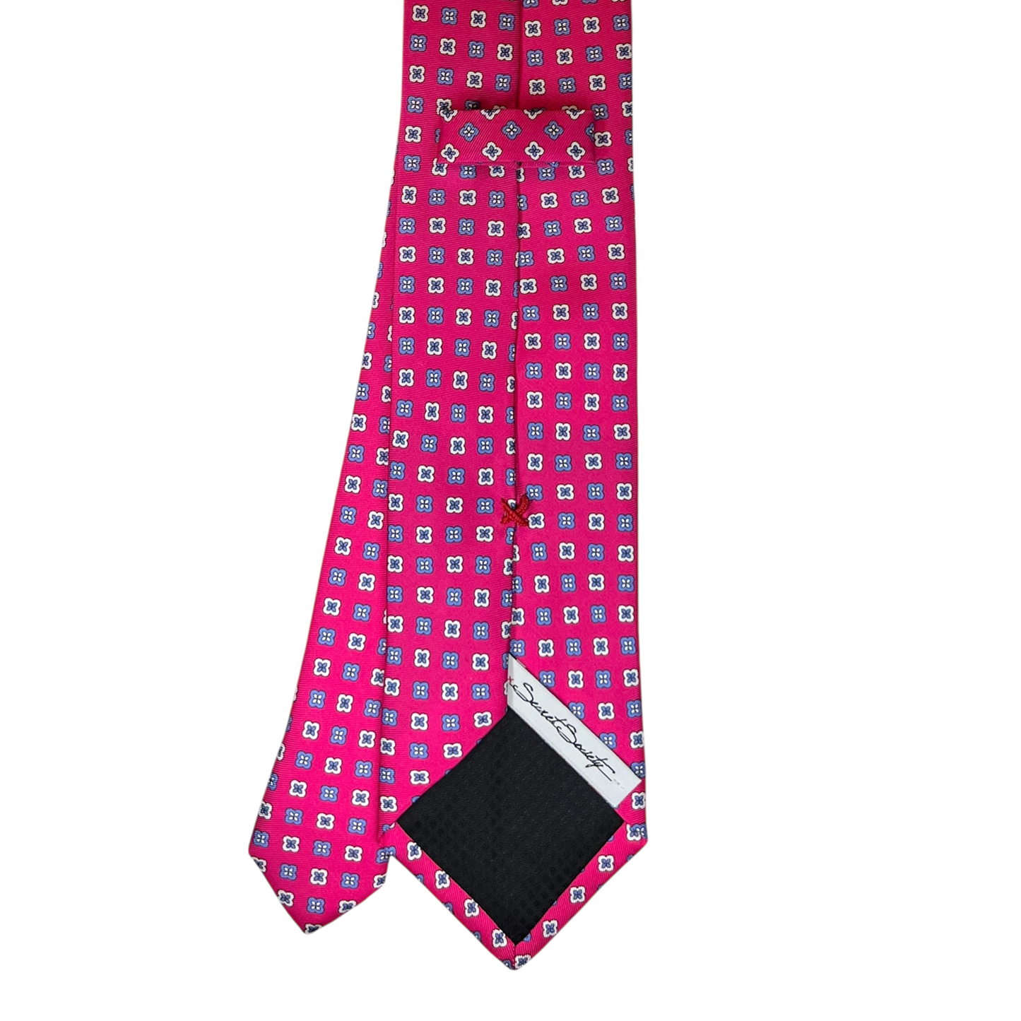 Tie - Deep Fuchsia Foulard