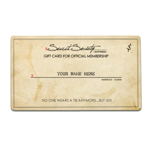 Secret Society Gift Card