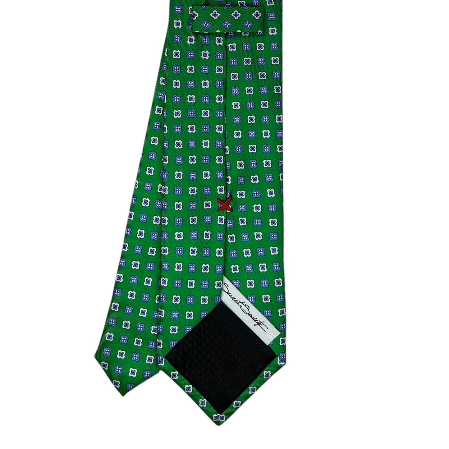Tie - Green Geo Foulard