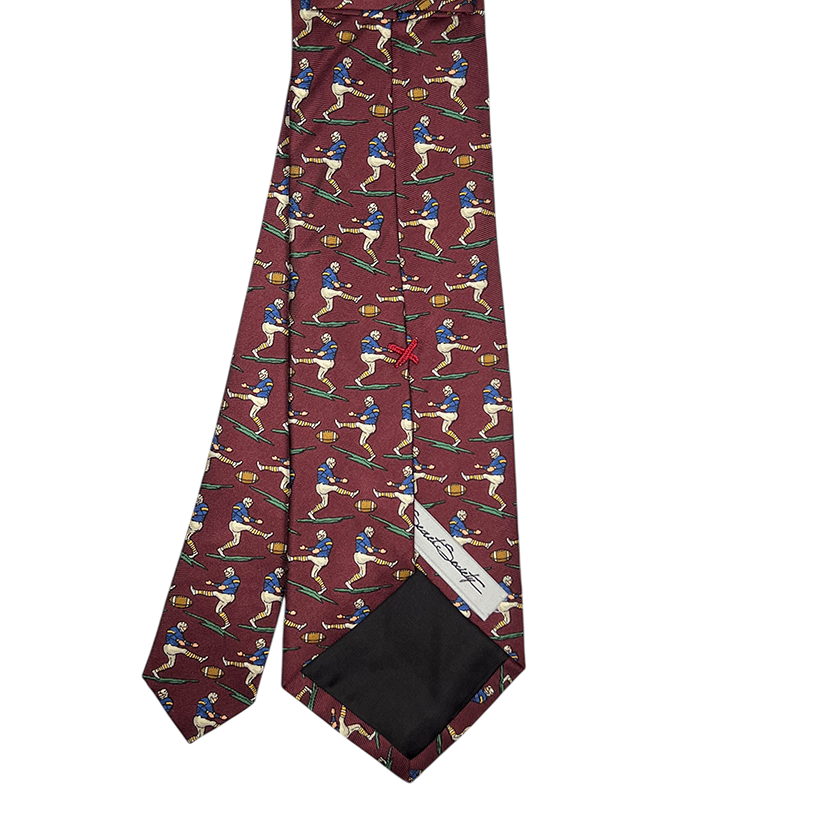 Tie - Merlot Football Punter