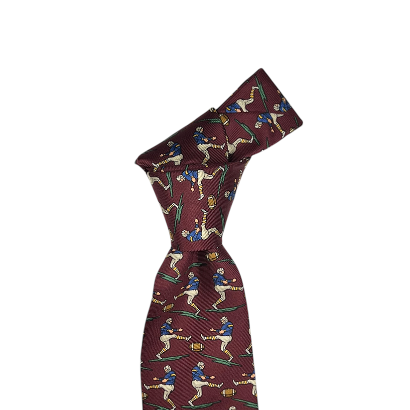 Tie - Merlot Football Punter