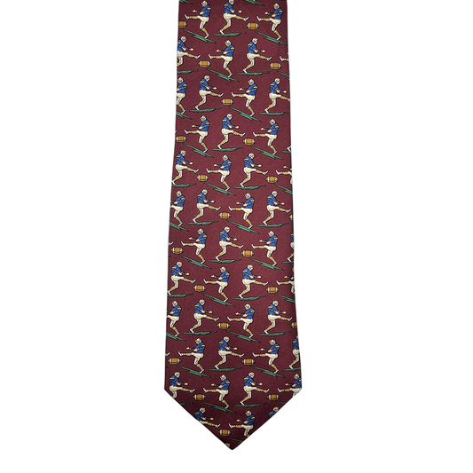 Tie - Merlot Football Punter
