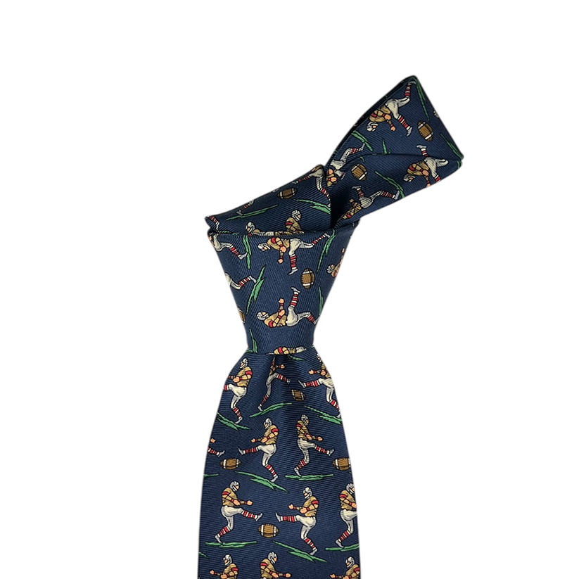 Tie - Navy Football Punter