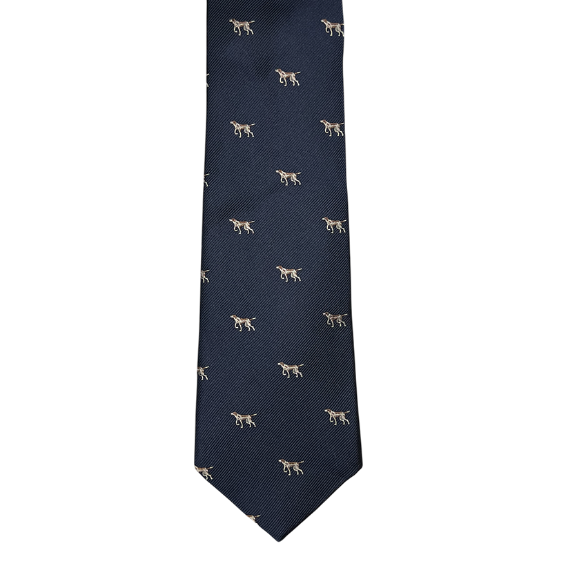 Tie - Navy Pointer Club